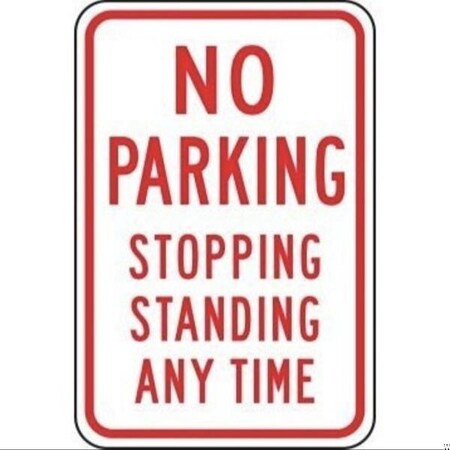 Accuform NO PARKING TRAFFIC SIGN STOPPING FRP169RA FRP169RA